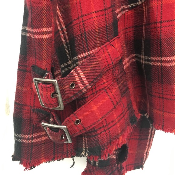 -SOLD- Torrid Tripp Red & Black Plaid Vest - Picture 5 of 8